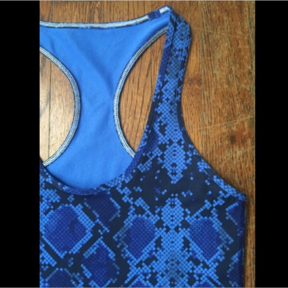 Lululemon Cool Racerback Snake Print Tank Top Yoga - Picture 5 of 8